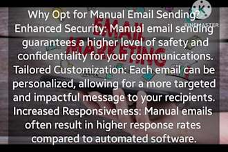 manually send emails one by one