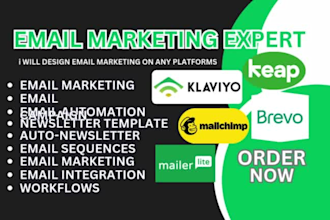 do email campaign automation newsletter on mailchimp brevo constant contact keap