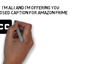 create subtitles srt, scc files for amazon prime