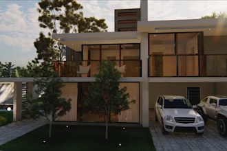 3d interior, exterior architectural rendering with walk through animation video