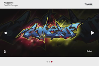 design graffiti for logo or merchandise