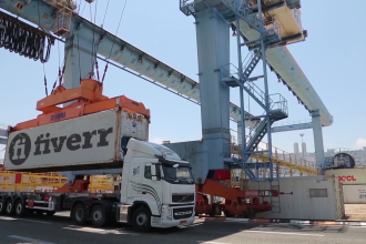 create logistics container video for your company logo