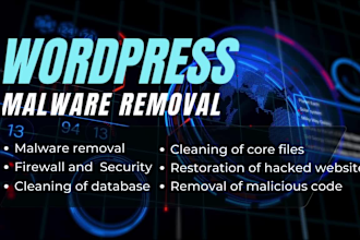 remove wordpress malware, virus removal and fix hacked website with security