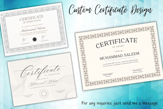 design customize diploma certificate, marriage certificate