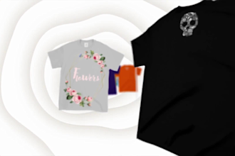 design custom merch t shirt and merchandise design creation
