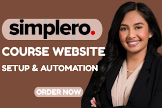 simplero landing page simplero website simplero course page simplero automation