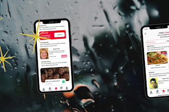 create a UX , UI design for your website or landing page