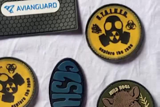 make first your design and then make high quality  pvc patch