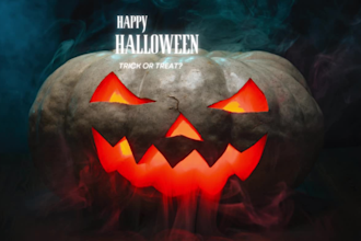 design custom halloween post for social media