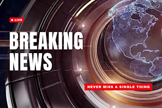 create a  news, broadcast  and talk show intro for your youtube channel