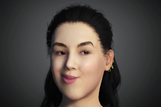 create a 3d realistic character for game, animation  unity, unreal engine