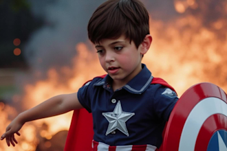 turn your boy photos into a hero custom 20 ai images