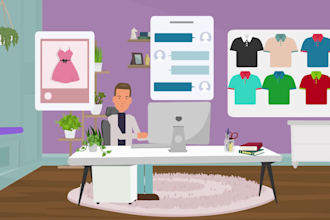create  elearning  animated video or training courses