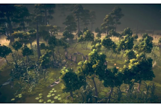 create 3d low poly environment 3d model environment for game and 3d animation
