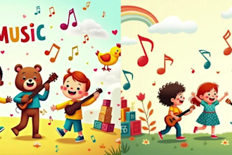 create and sing your kids song and music for children