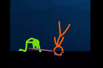 draw stickman animate stick figure 2d stickman animation for youtube channel