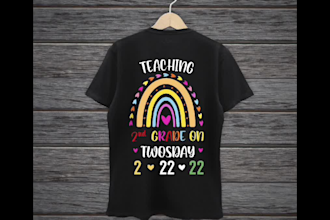 do trendy unique tshirt design for merch amazon,etsy,teespring with keywords