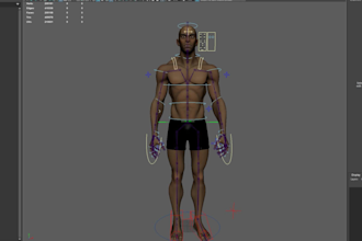 do advanced 3d rigging for characters in blender and maya