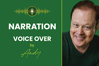 record a professional narration voice over