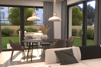 create interior design model and render it for you
