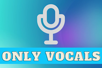 remove or isolate vocals from a song and create acapella or karaoke