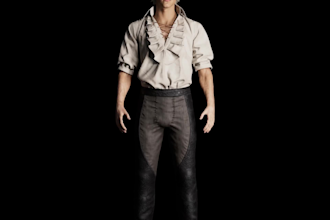 create 3d realistic character modeling, 3d metahuman character for games