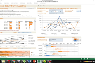 create and design a dynamic and automated excel dashboard