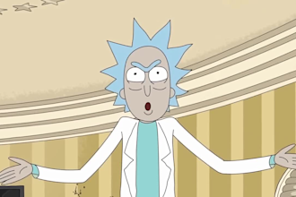 do rick and morty style animation, simpsons animation, bojack horseman animation