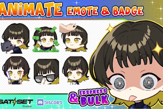 create stunning animated emotes express and bulk