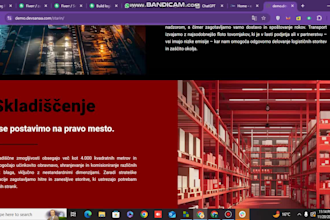build SEO optimized logistics, transport, trucking website