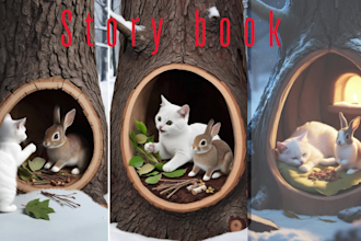 do african american children story book illustration
