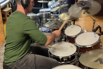 be your rock or metal session drummer