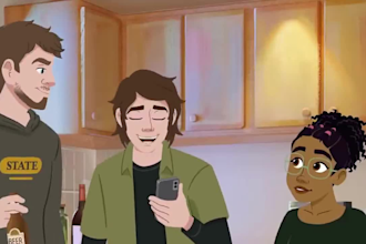2d cartoon video character animation explainer music kids podcast youtube intro