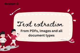 do data extraction extract text from images pdf and other documents