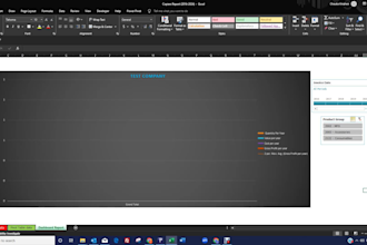 do ms excel data entry, cleansing, formatting, and dashboard