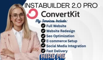 install instabuilder convertkit and pro for your wordpress website
