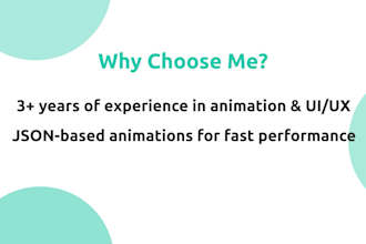 create custom lottie animations for your website or app