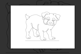 draw unique one line art and one line drawing illustrations