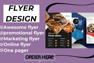 design exceptional awesome company business promotiomal marketing sales flyer