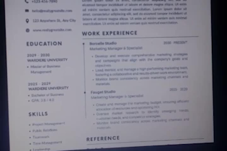 build resume, CV for IT, healthcare, nursing, engineering, project management