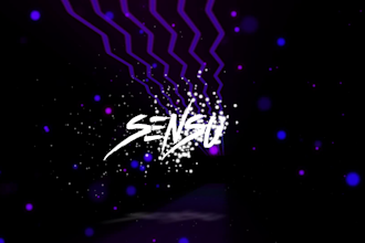 creat spectrum neon animation videos to your logo animation