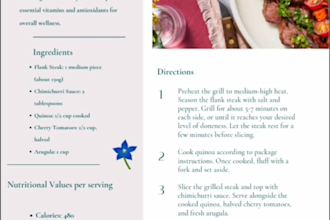 create a professional cookbook filled with healthy recipes