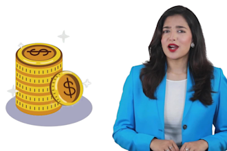 create spokesperson videos on infinity white background