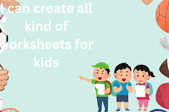 create unique tracing books and worksheets for your kids