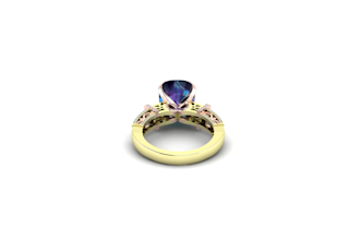 create 3d jewelry design for 3d printing 3d rendering etc
