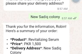 create whatsapp sales n customer support agent  to increase conversions via chat