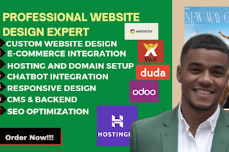 wix website design hostinger website odoo showit duda magento webador website