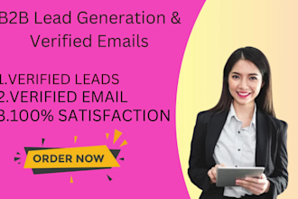 provide b2b lead generation with verified emails