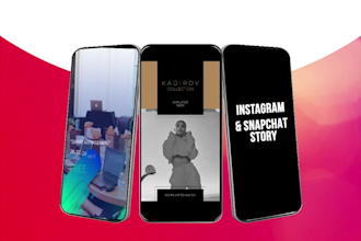 create promotional instagram and facebook story video ads