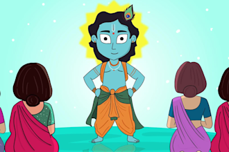 create 2d cartoon animation video